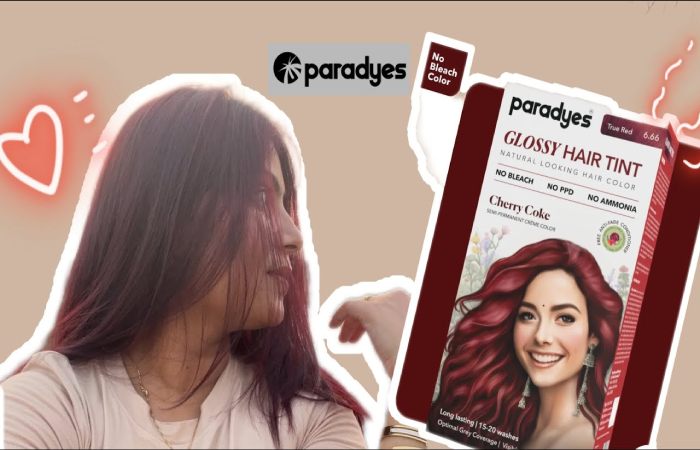 Paradyes Glossy Hair Tint Semi-Permanent Creme Hair Color Light Brown 5.0