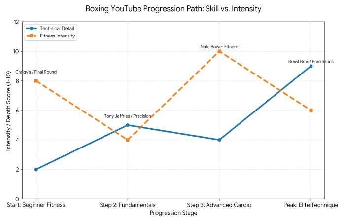 boxing youtube progression path