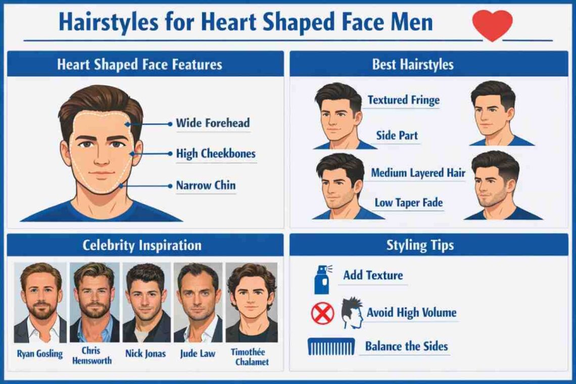 heart shaped face hairstyles male