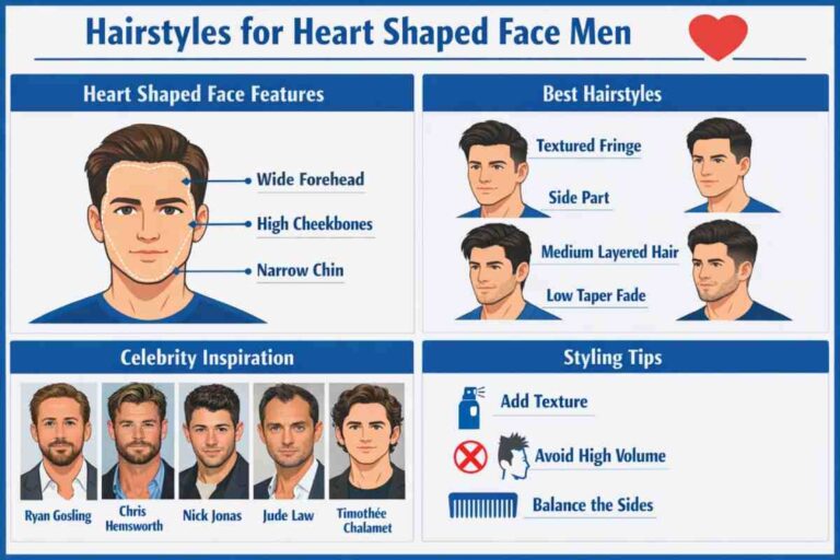 Heart Shaped Face Hairstyles Male