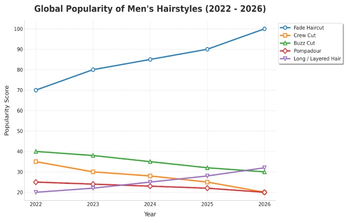 popularity of heart shaped face hairstyles male