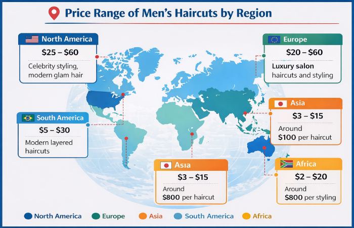 price range by region
