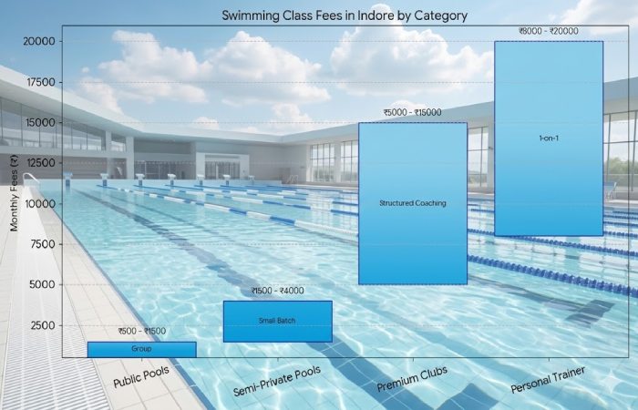 swimming class fees in indore
